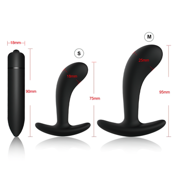 Silicone Anal Plugs For Men And Women / Bullet Dildo Vibrator / Male Prostate Massager - EVE's SECRETS
